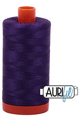 Aurifil Mako 50wt Cotton 1300 m 1422 yd. spool - 2545 Medium Purple